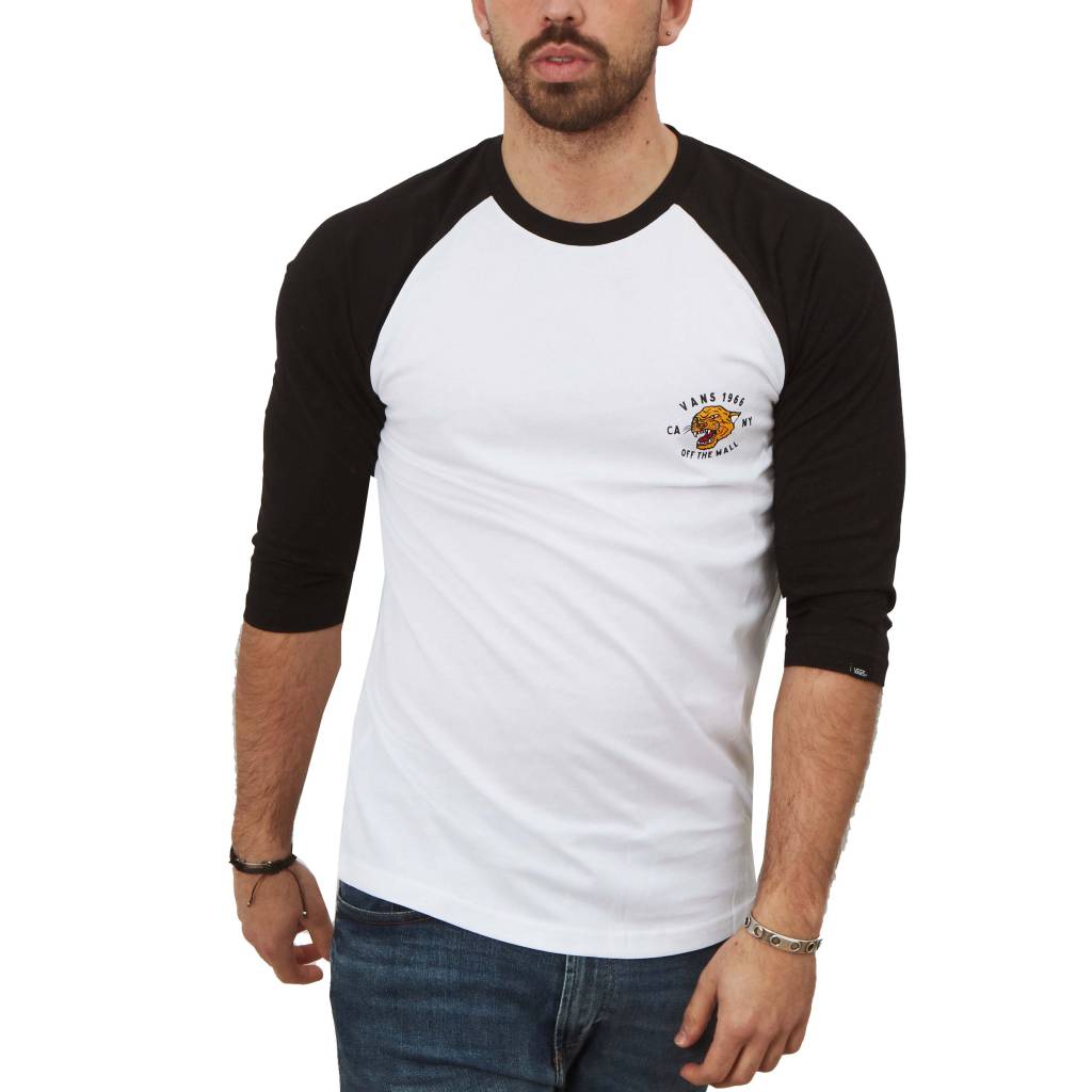 T-shirt di uomo  GROWLER RAGLAN 97826 Bianco