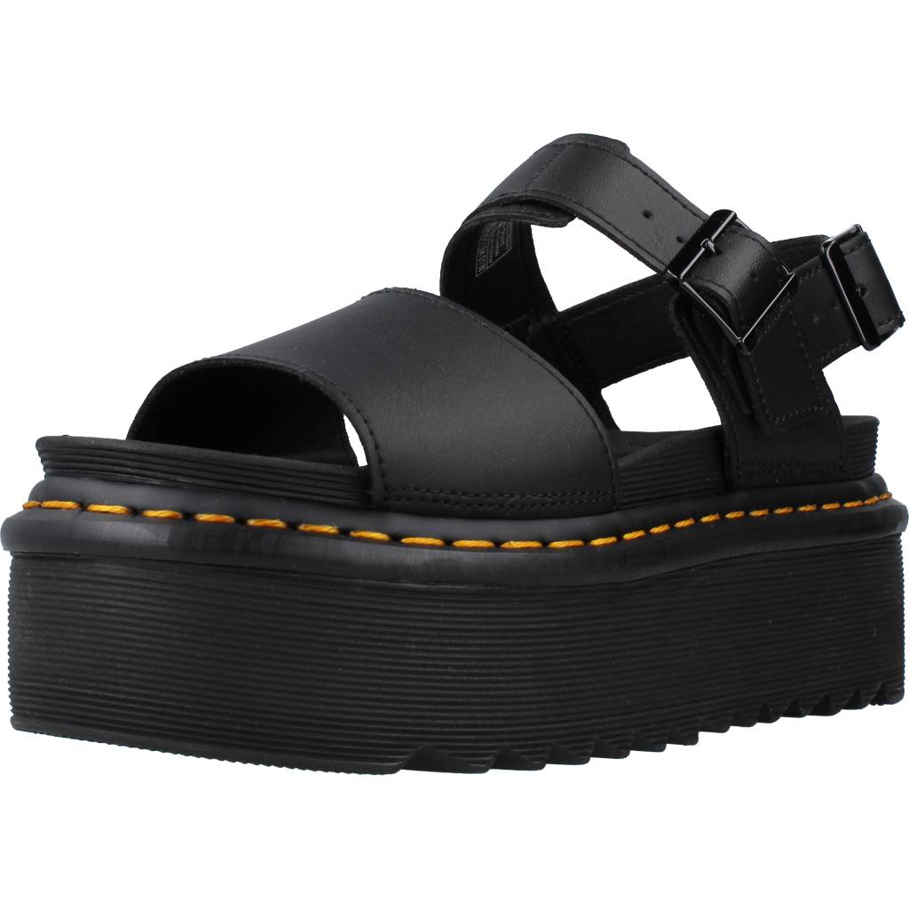 Pre-owned Dr. Martens' Sandalen/sandaletten Dr. Martens Voss Quad Hydro 106280 Schwarz