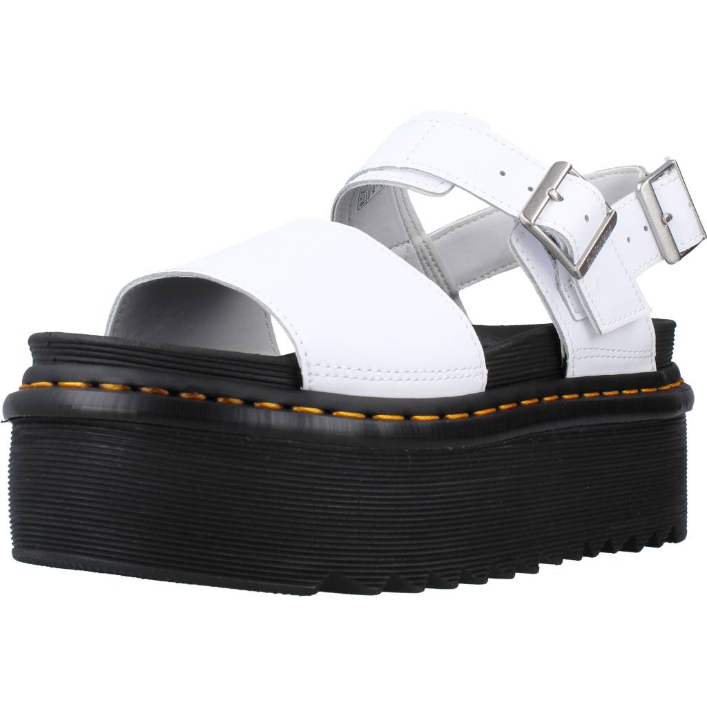 Pre-owned Dr. Martens' Sandalen/sandaletten Dr. Martens Voss Quad Hydro 106281 Weiss