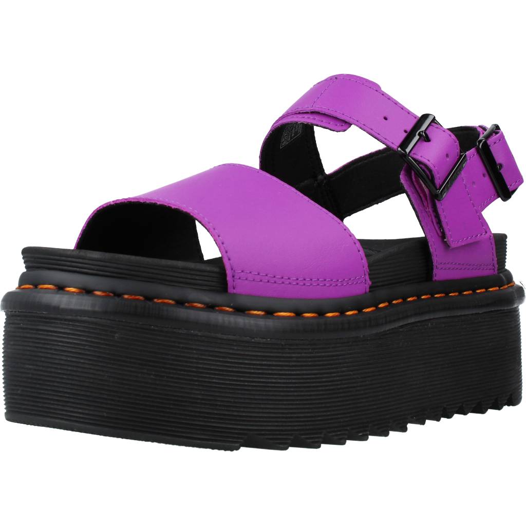 Pre-owned Dr. Martens' Sandalen/sandaletten Dr. Martens Voss Quad Hydro 109156 Violett