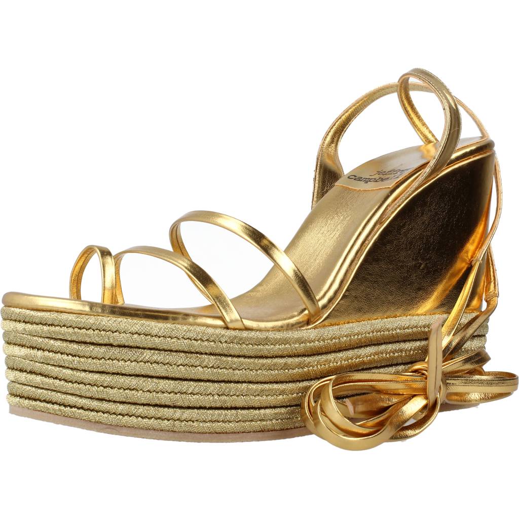 Pre-owned Jeffrey Campbell Sandalen/sandaletten  Layered 125239 Gold