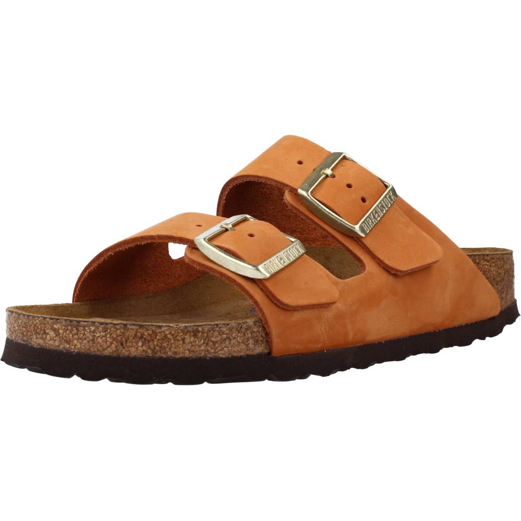 Pre-owned Birkenstock Sandalen/sandaletten  Arizona 120906 Orange