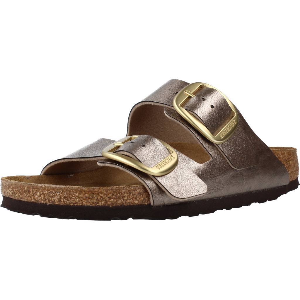 Pre-owned Birkenstock Sandalen/sandaletten  Arizona 120915 Gold