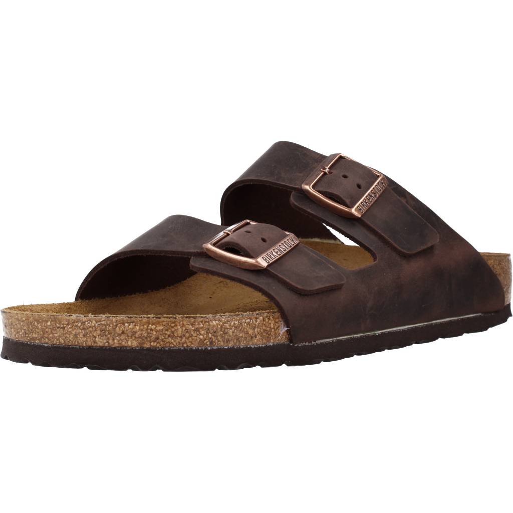 Pre-owned Birkenstock Sandalen/sandaletten  Arizona Nu Oiled 97923 Brown