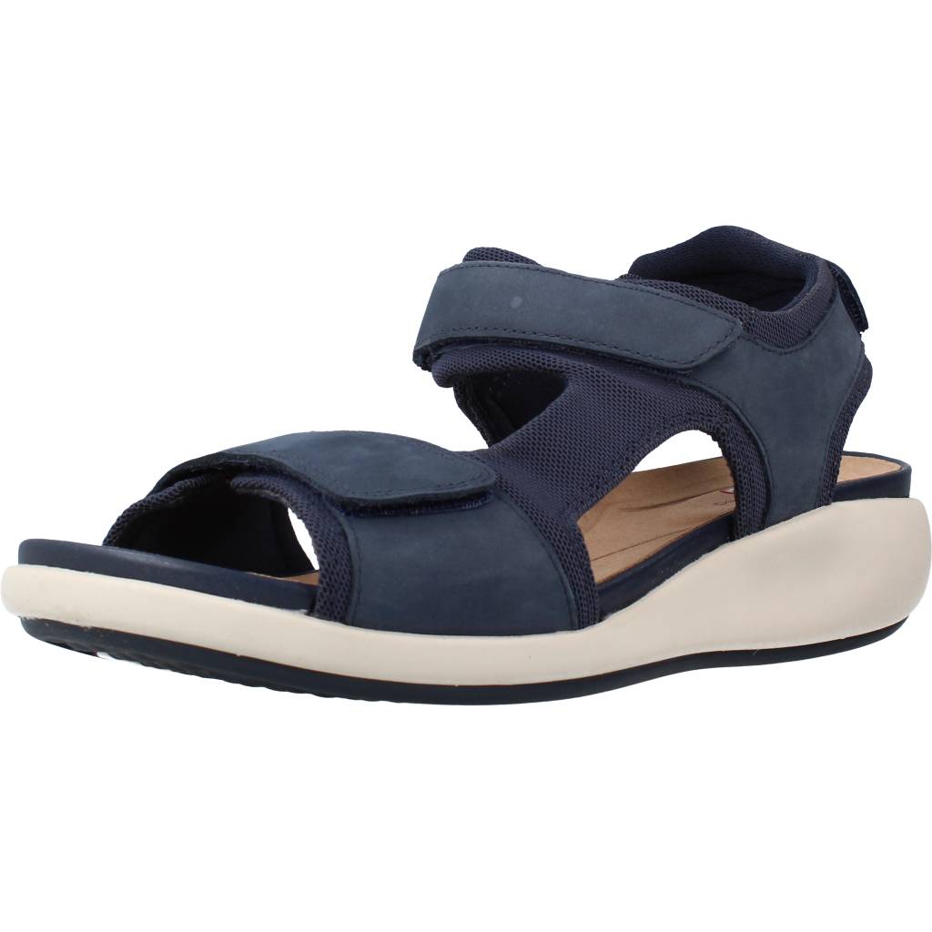 Pre-owned Clarks Sandalen/sandaletten  Un Bali Trek Combi 107214 Blau