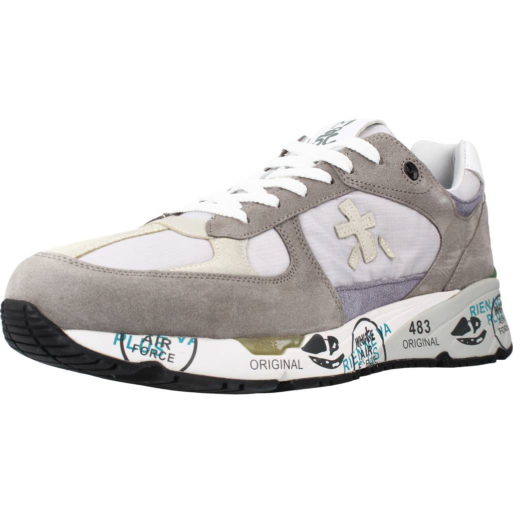 Pre-owned Premiata Herren Sportschuhe  Mase 5683 121015 Grau