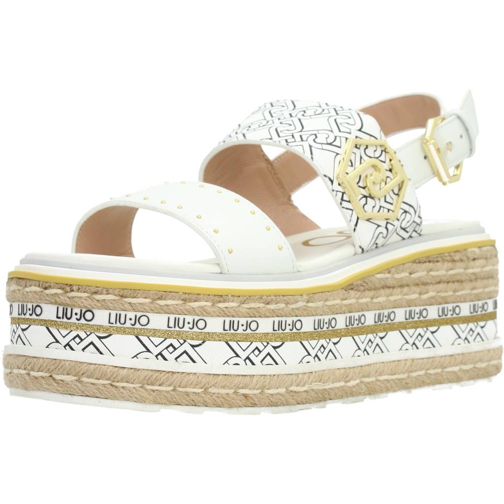 Pre-owned Liu •jo Sandalen/sandaletten Liu-jo Noemi 01 117508 Weiss