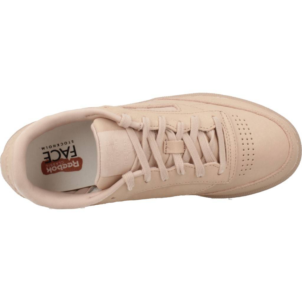 reebok club c femme brun