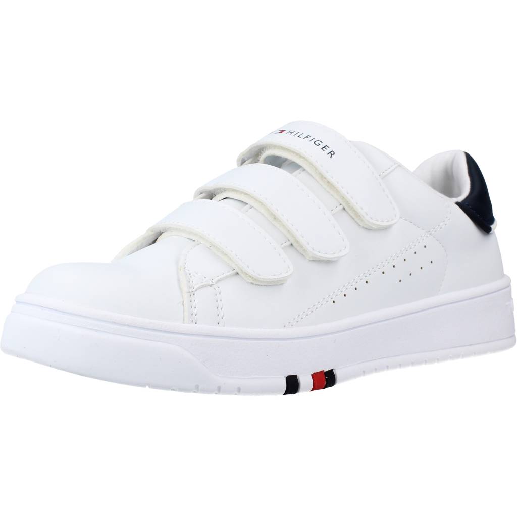 Pantofole  SNEAKER BASSA TIRA ADHEDRENTE 120179 bianco